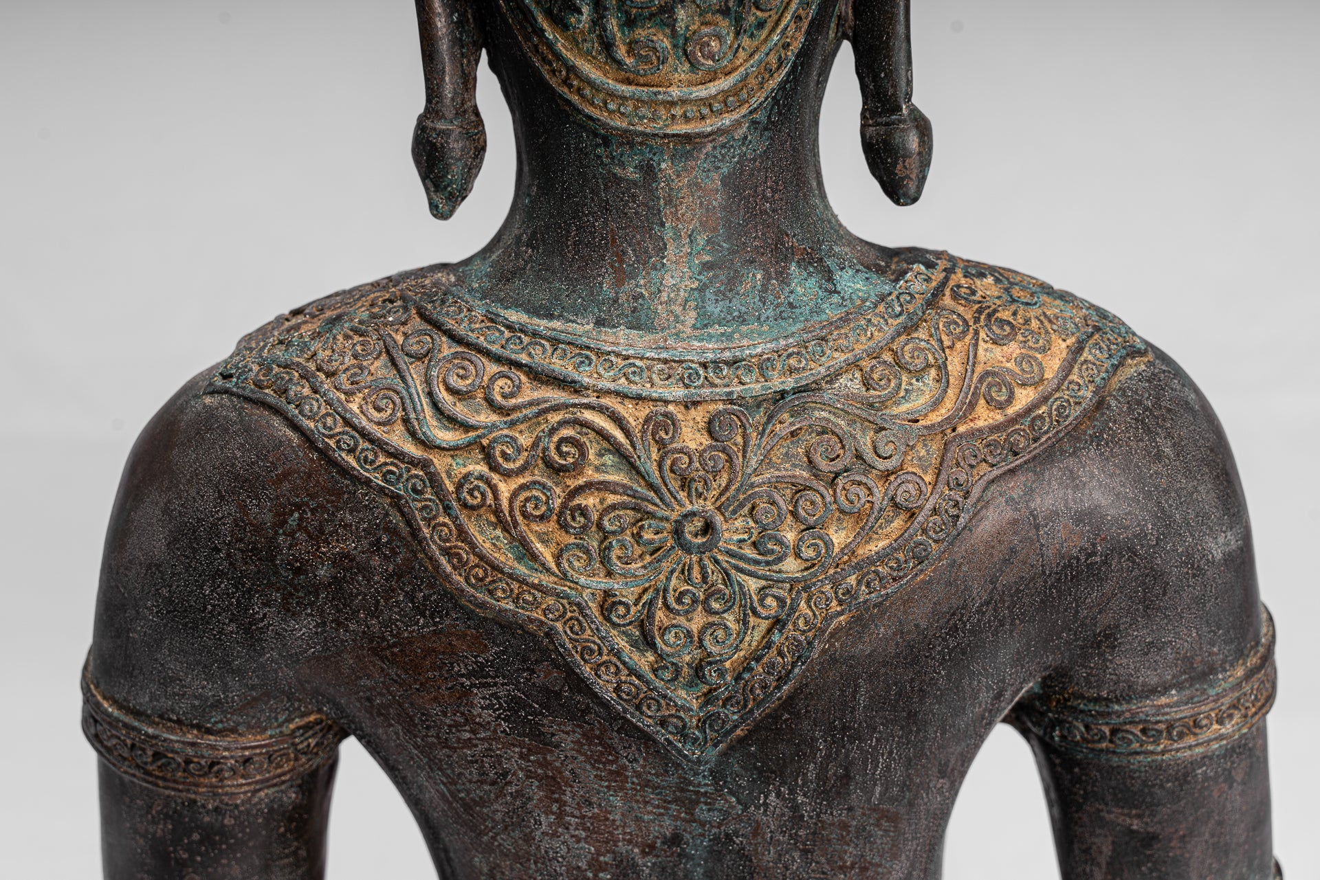 Statua Buddha - Antique Thai Style Ayutthaya STATUE BUDDHA SEDATA - 74 cm/30 "