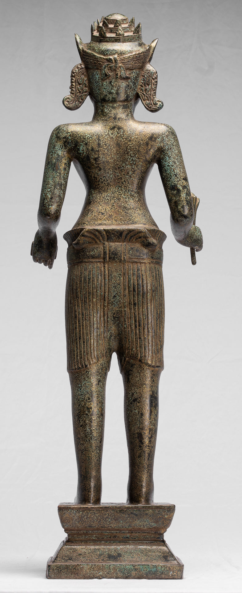 Statua di Kalkin - Antique Khmer Style in Standing Bronze Hayagriva Kalkin Horse of Vishnu - 82cm/33 "