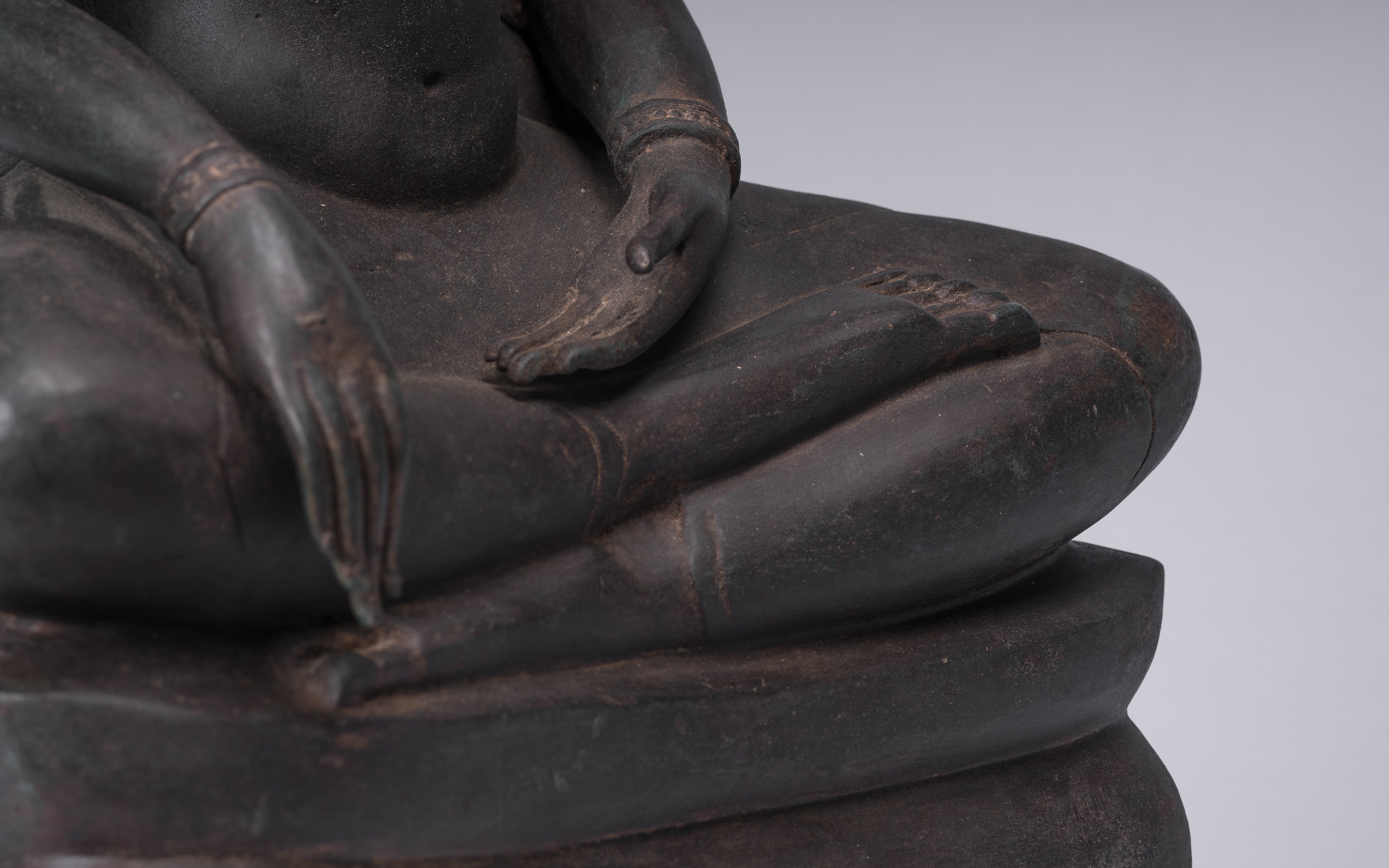 Statue di Buddha - Antique Thai Style Ayutthaya STATUE BUDDHA SEDATA - 66 cm/26 "