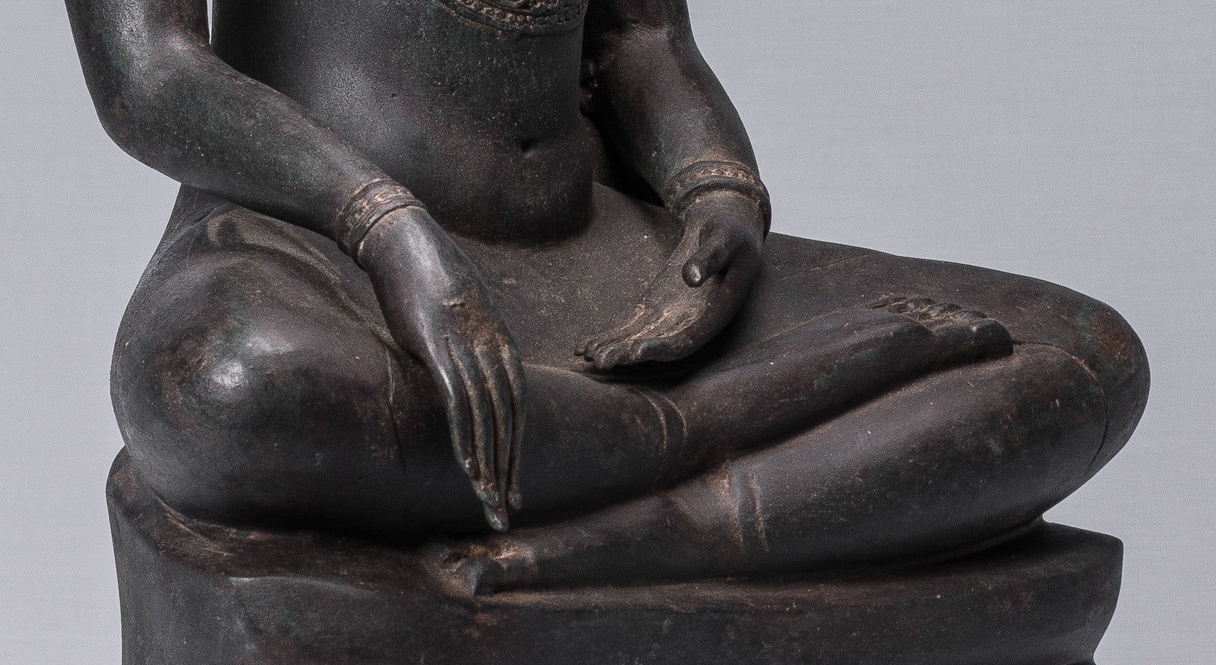 Statue di Buddha - Antique Thai Style Ayutthaya STATUE BUDDHA SEDATA - 66 cm/26 "