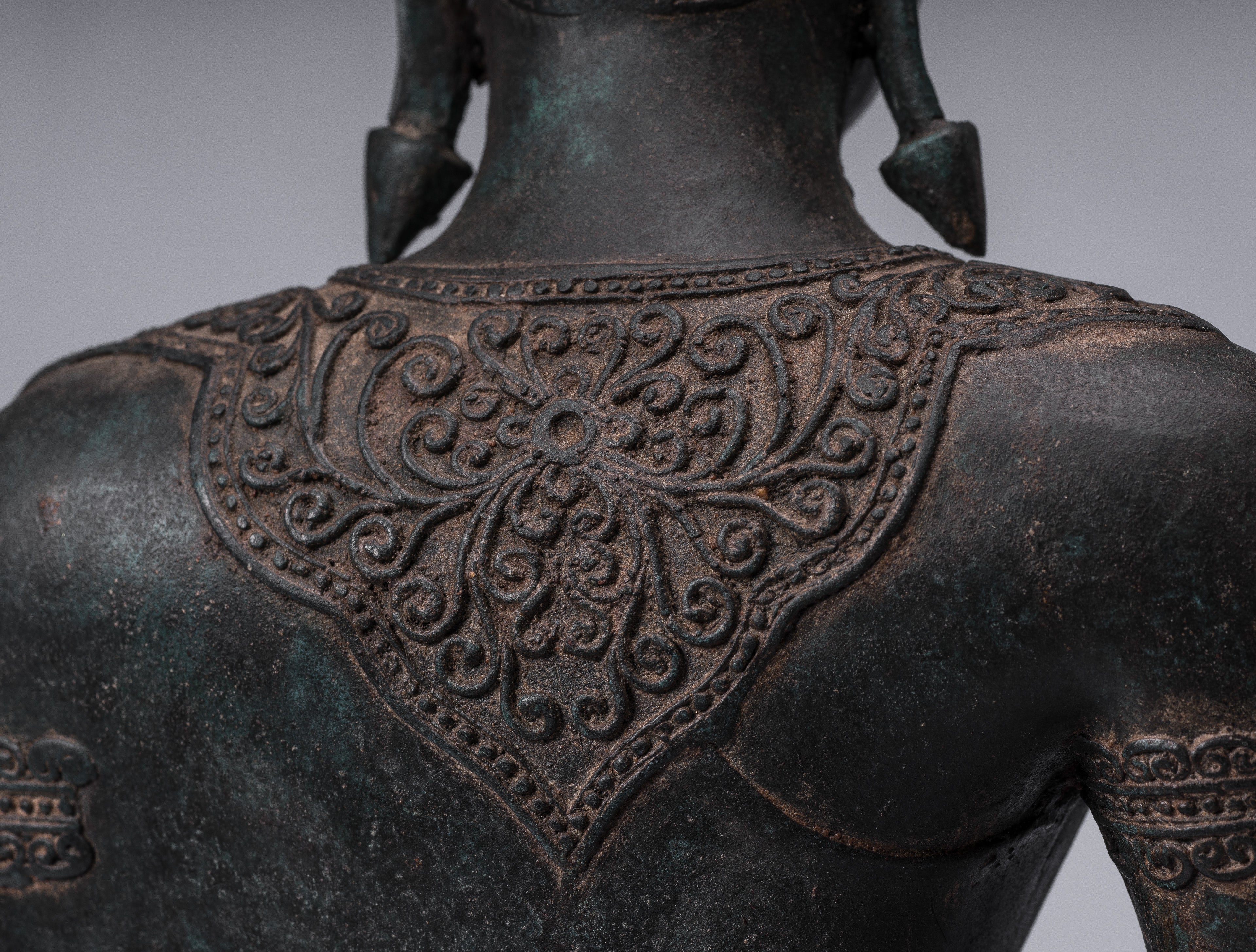 Statue di Buddha - Antique Thai Style Ayutthaya STATUE BUDDHA SEDATA - 66 cm/26 "