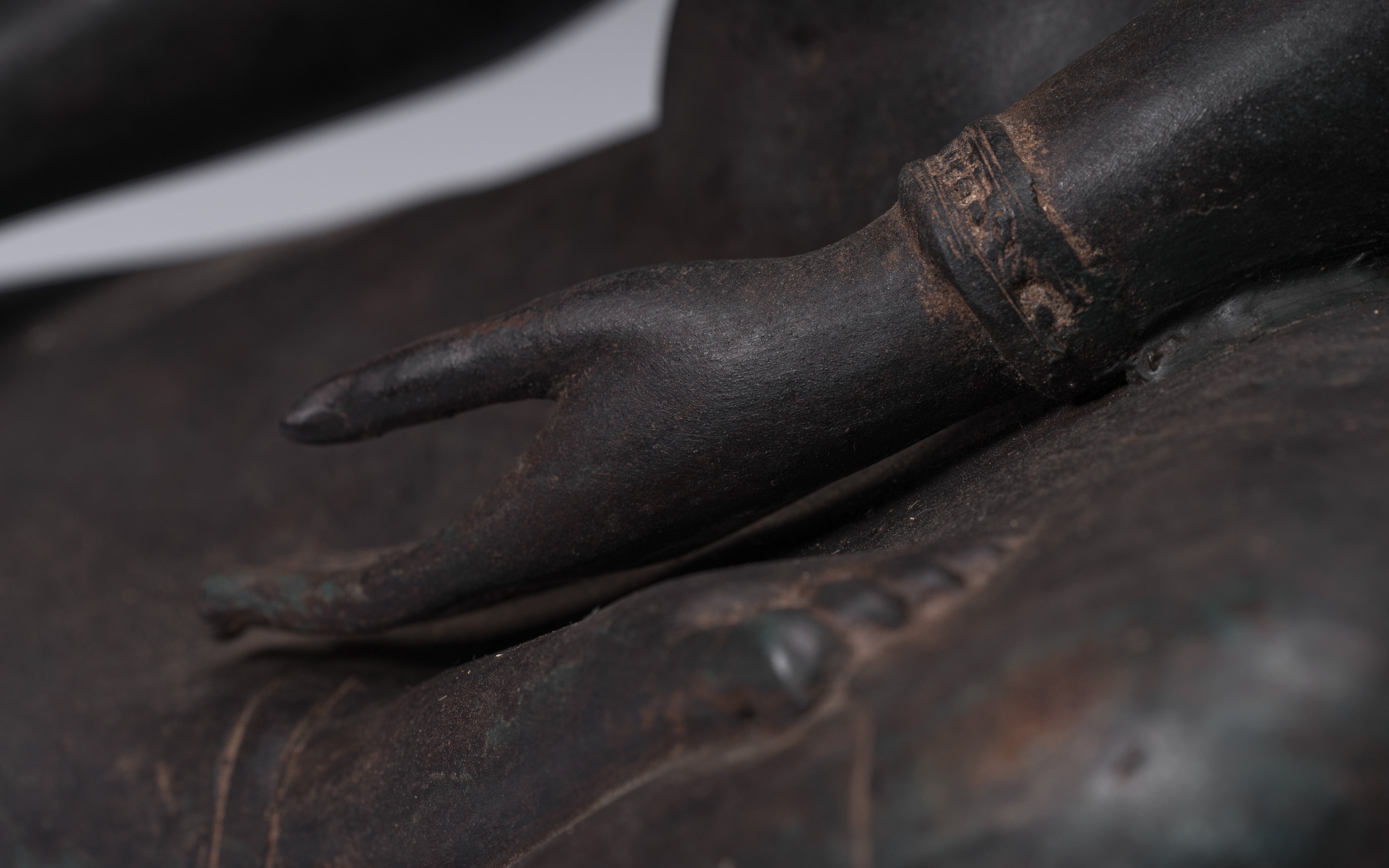 Statue di Buddha - Antique Thai Style Ayutthaya STATUE BUDDHA SEDATA - 66 cm/26 "