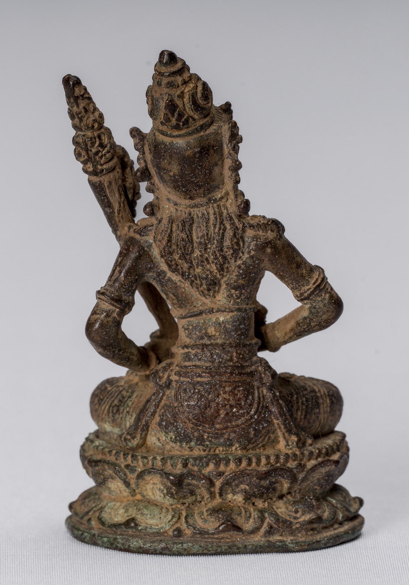 Statue de Tara-Antique Java Style indonésien Bronze Devi Tara Statue-8cm/3 "