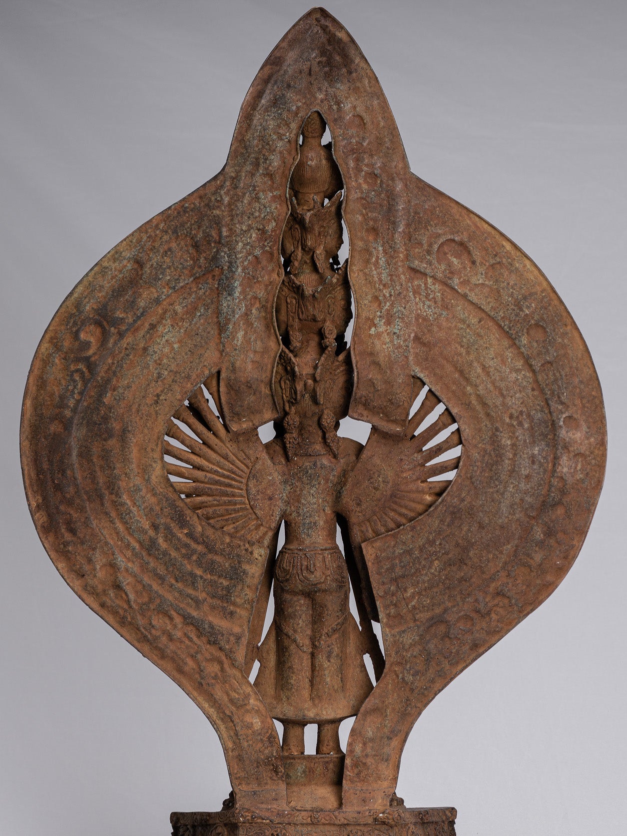 Statue Bodhisattva - Antique stile indonesiano Javanese 1000 ARM AVALOKETISHVARA BODHISATTVA STATUE - 61 cm/24 "