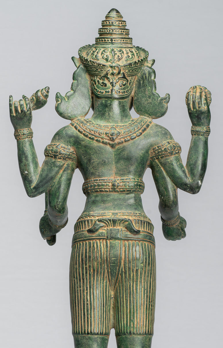 Estatua de Kalkin - Estilo antiguo de estilos de pie de pie Hayagriva Kalkin Horse de Vishnu - 56cm/22 "