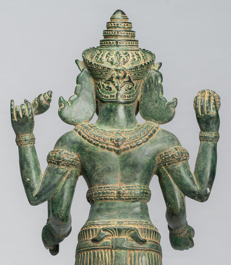 Estatua de Kalkin - Estilo antiguo de estilos de pie de pie Hayagriva Kalkin Horse de Vishnu - 56cm/22 "