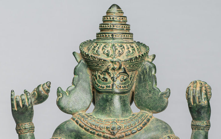 Estatua de Kalkin - Estilo antiguo de estilos de pie de pie Hayagriva Kalkin Horse de Vishnu - 56cm/22 "