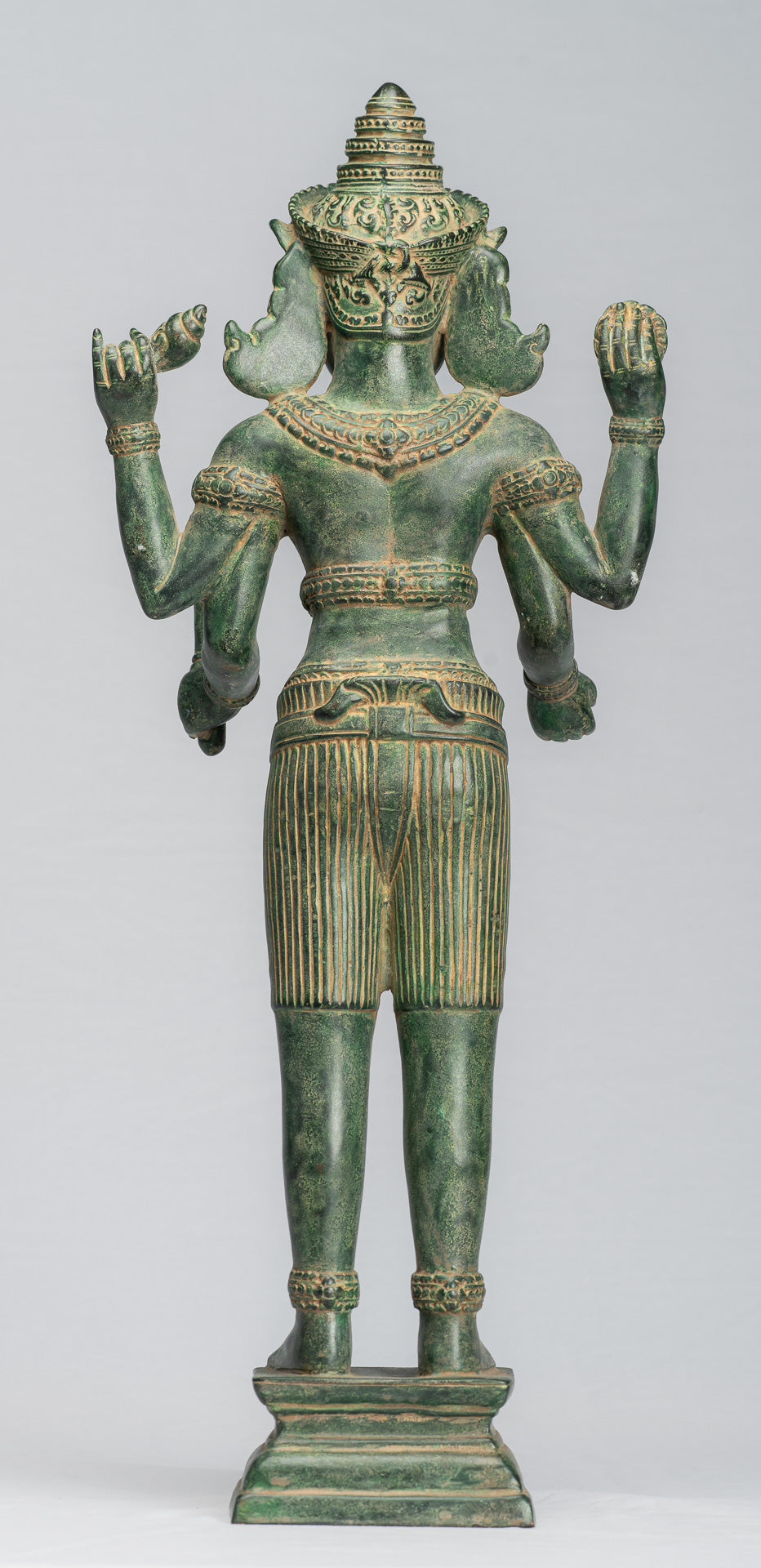 Estatua de Kalkin - Estilo antiguo de estilos de pie de pie Hayagriva Kalkin Horse de Vishnu - 56cm/22 "