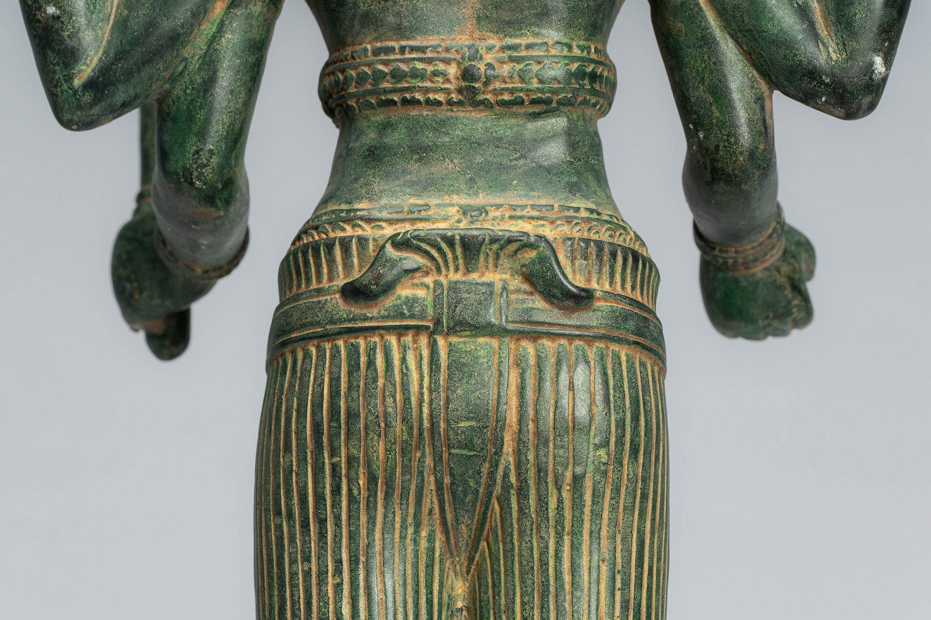 Estatua de Kalkin - Estilo antiguo de estilos de pie de pie Hayagriva Kalkin Horse de Vishnu - 56cm/22 "