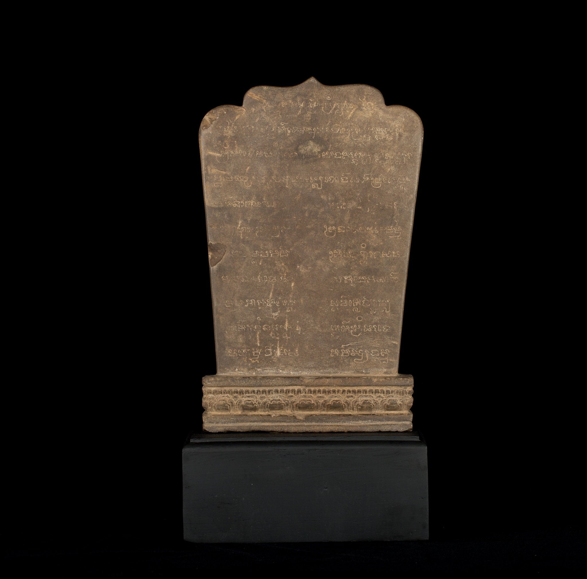 Antique STLE STONE STONE STONE STLE VISHNU STATUE - 43CM/17 "