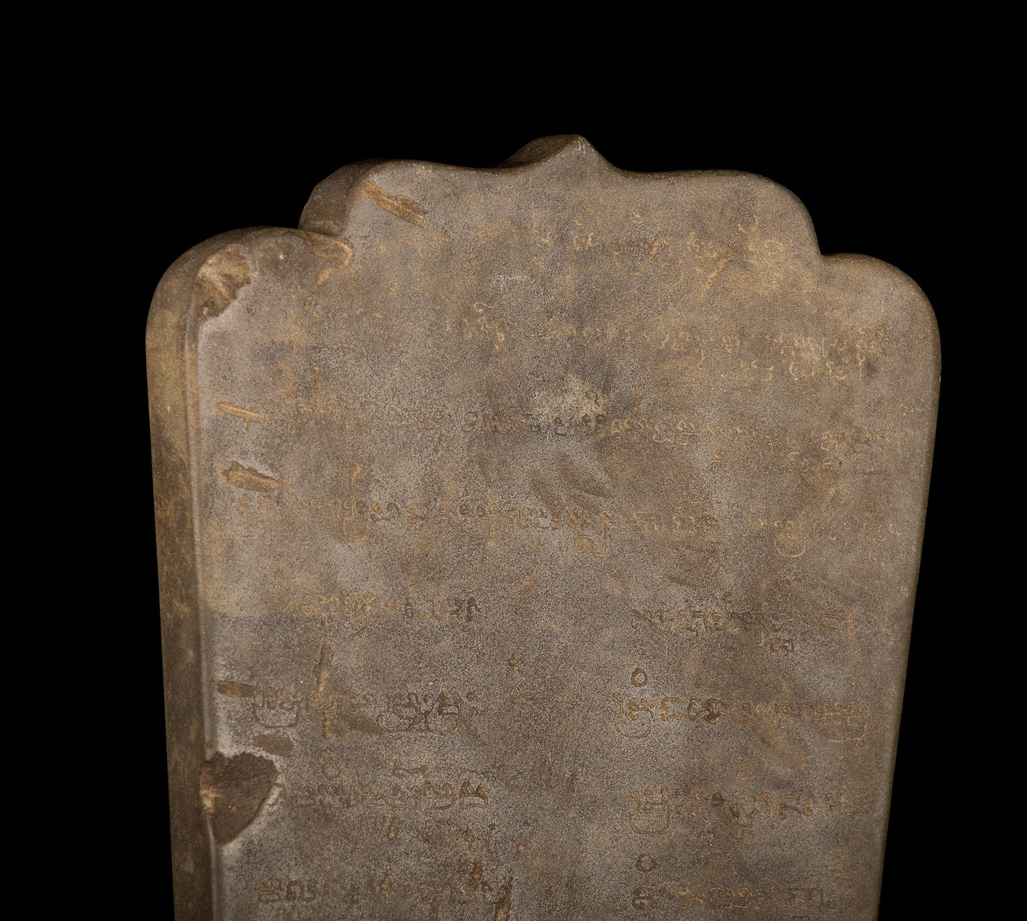 Antique STLE STONE STONE STONE STLE VISHNU STATUE - 43CM/17 "