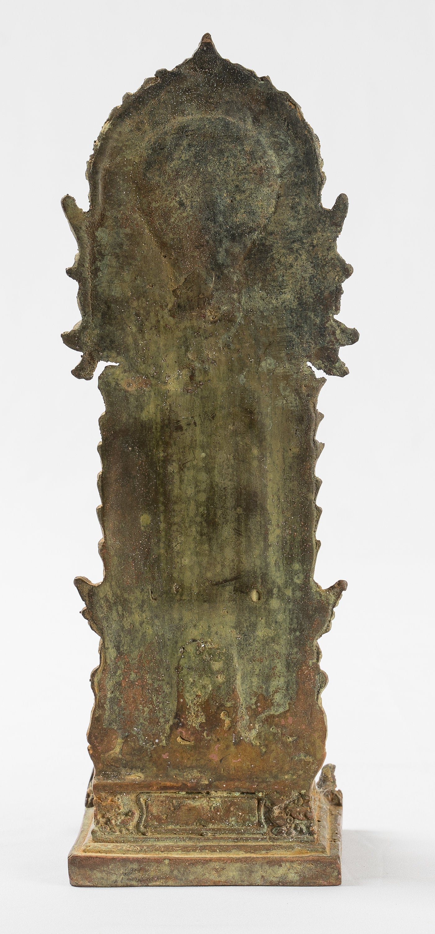 Statua di Buddha - Antique in stile indonesiano giavanese amoghasiddhi Buddha - 24 cm/10 "