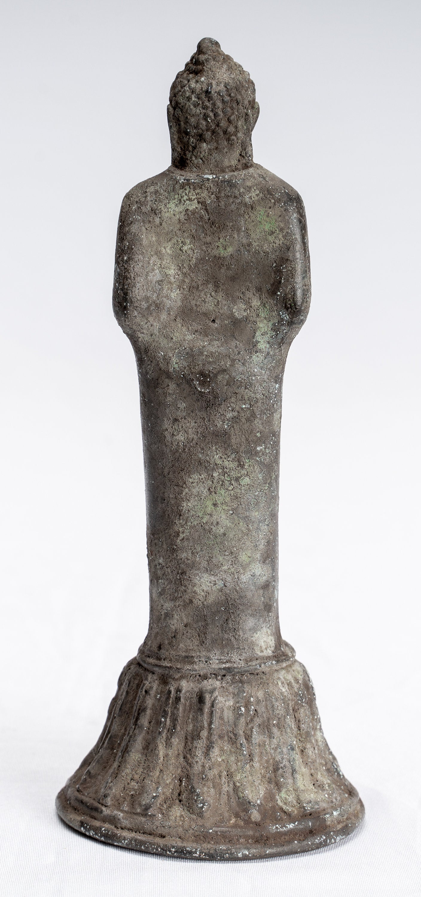 Statue Buddha - Antique stile indonesiano in piedi Adorazione giavanese Buddha - 16 cm/6 "