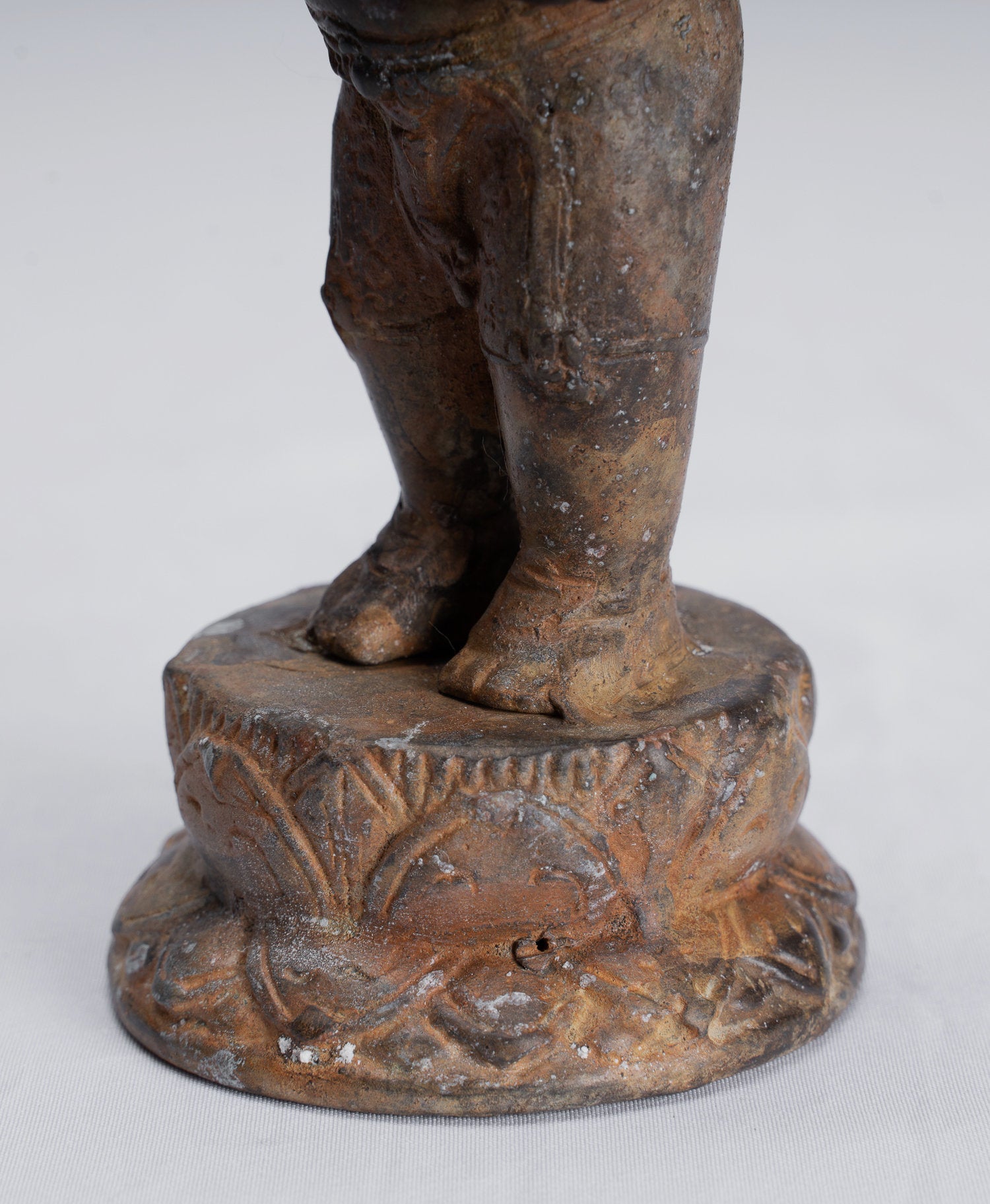 Ganesha Statue-Antique Javanais Style Bronze Standing indonésien Ganesha Statue-17cm/7 "