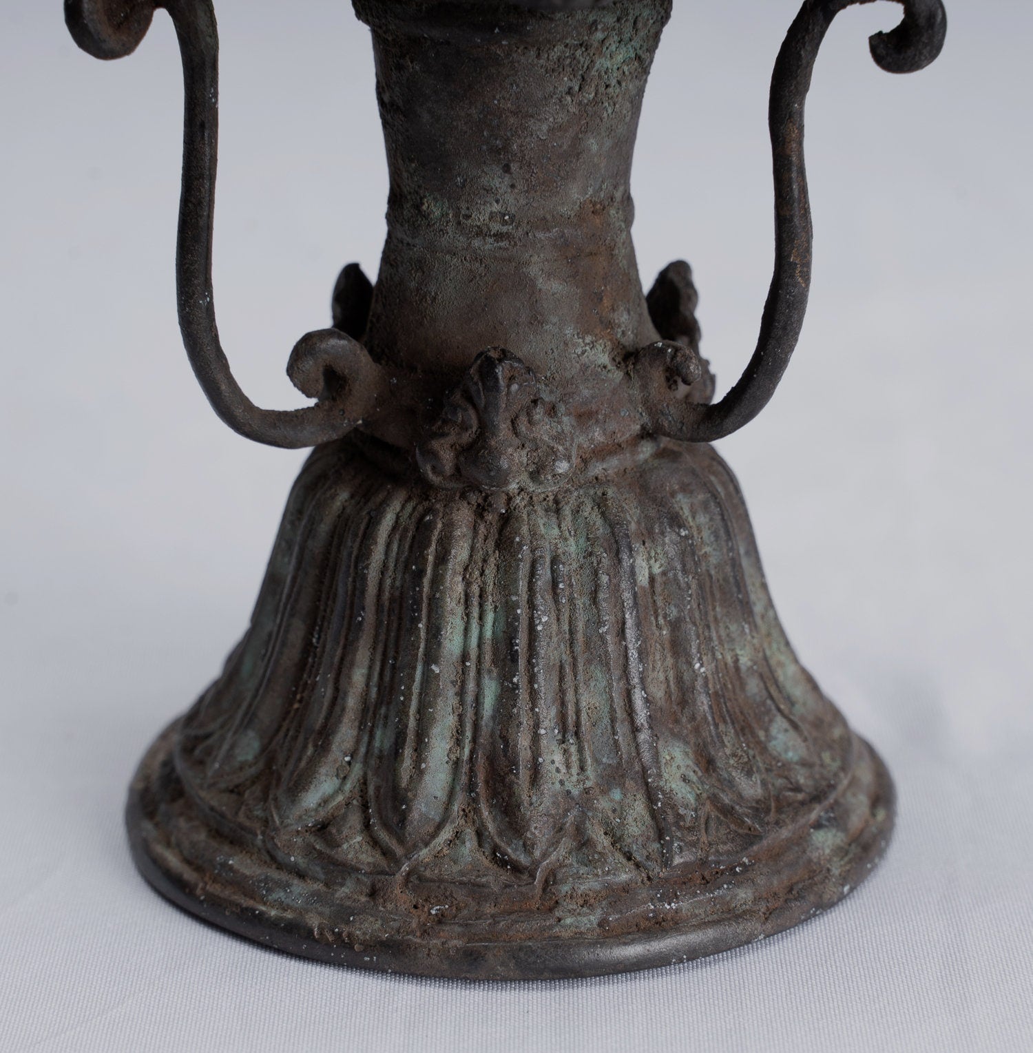 Statue Buddha - Antique stile indonesiano in piedi Adorazione giavanese Buddha - 21 cm/8 "