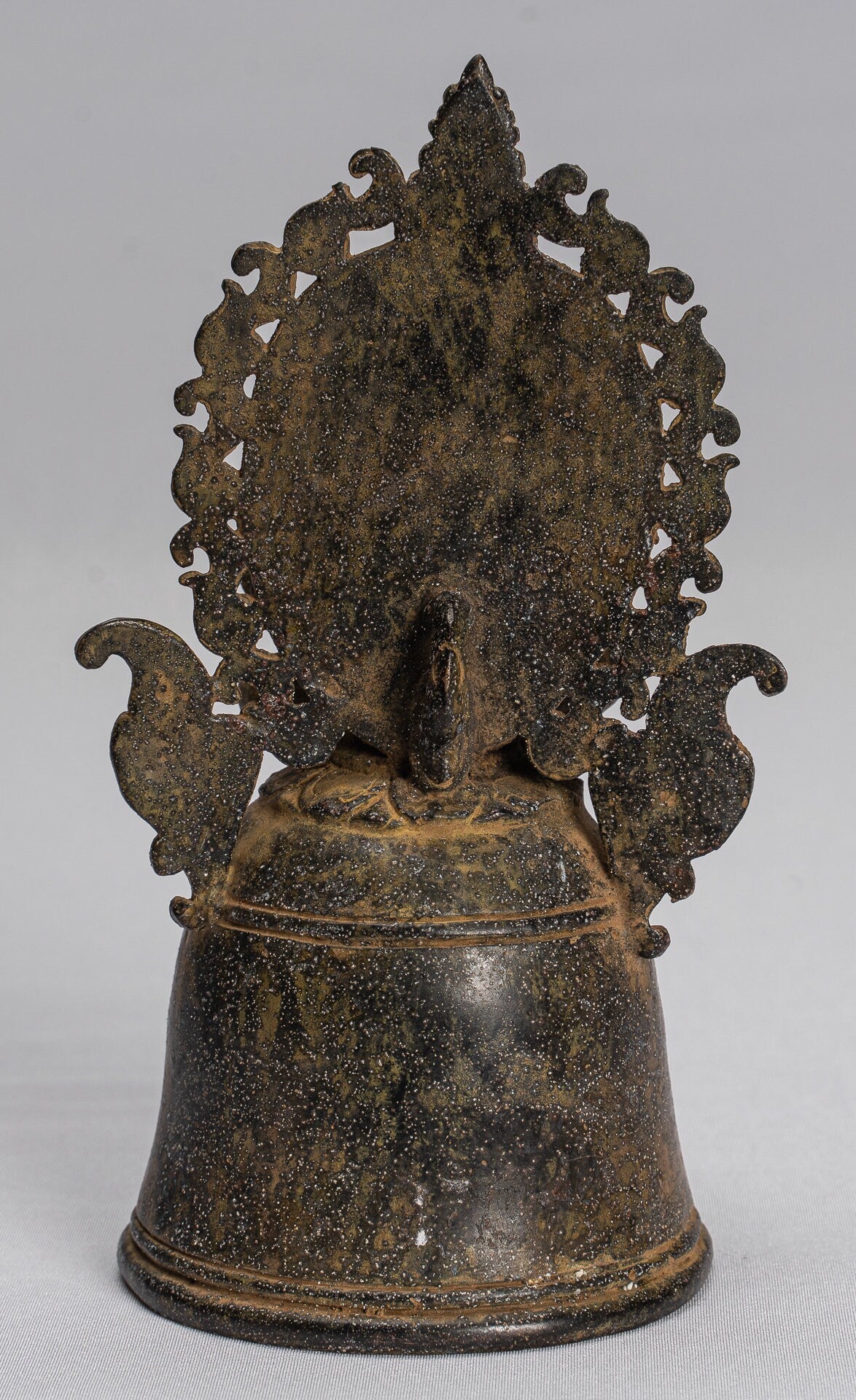 Statua di Jambhala - Antique Java Majapahit Style Seduto statua di Jambhala God of Wealth - 16 cm/6 "