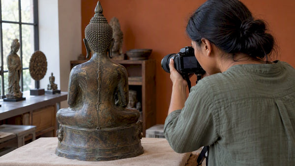 How to Request Additional Photos of an Antique Asian Sculpture