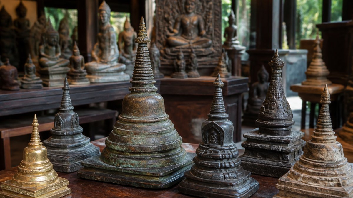 Antique Buddhist Stupa Symbolism and Design Guide