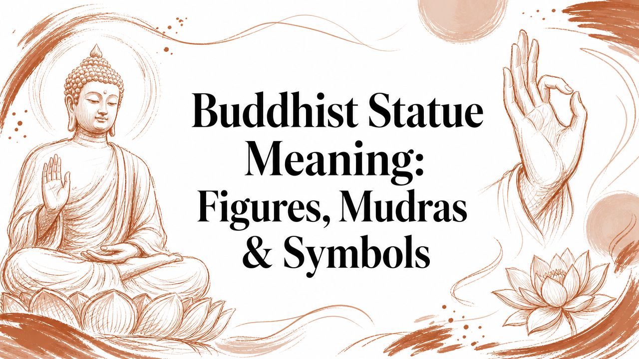 Signification de la statue bouddhiste : figures, mudras et symboles