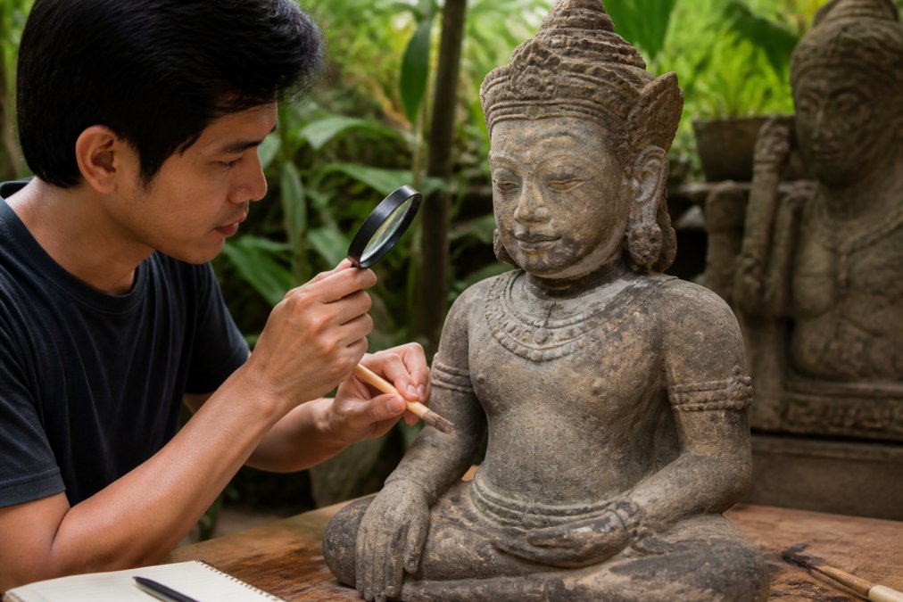 Evaluating Condition of Antique Stone Statues