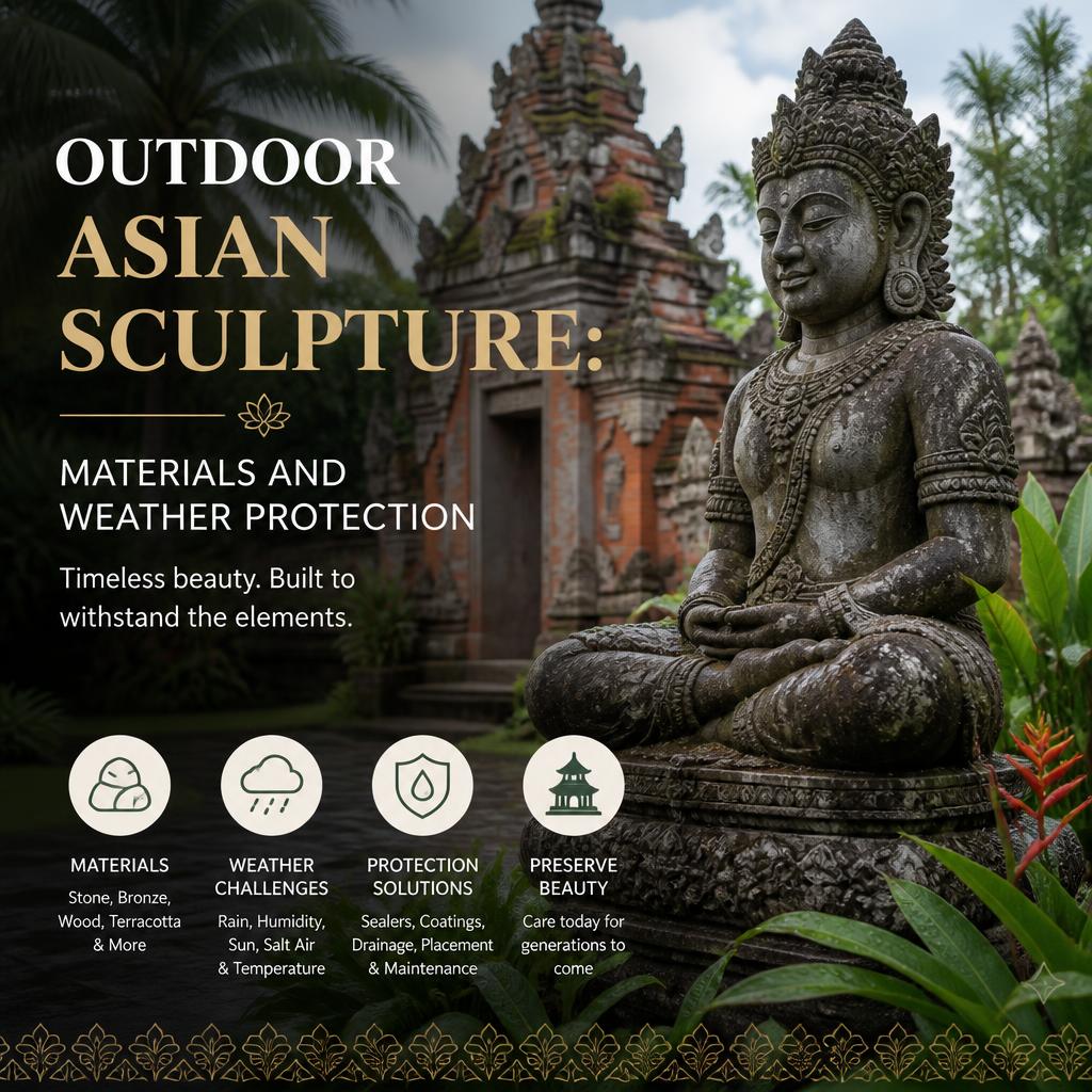 Outdoor Asian Sculpture: Materials and Weather Protection