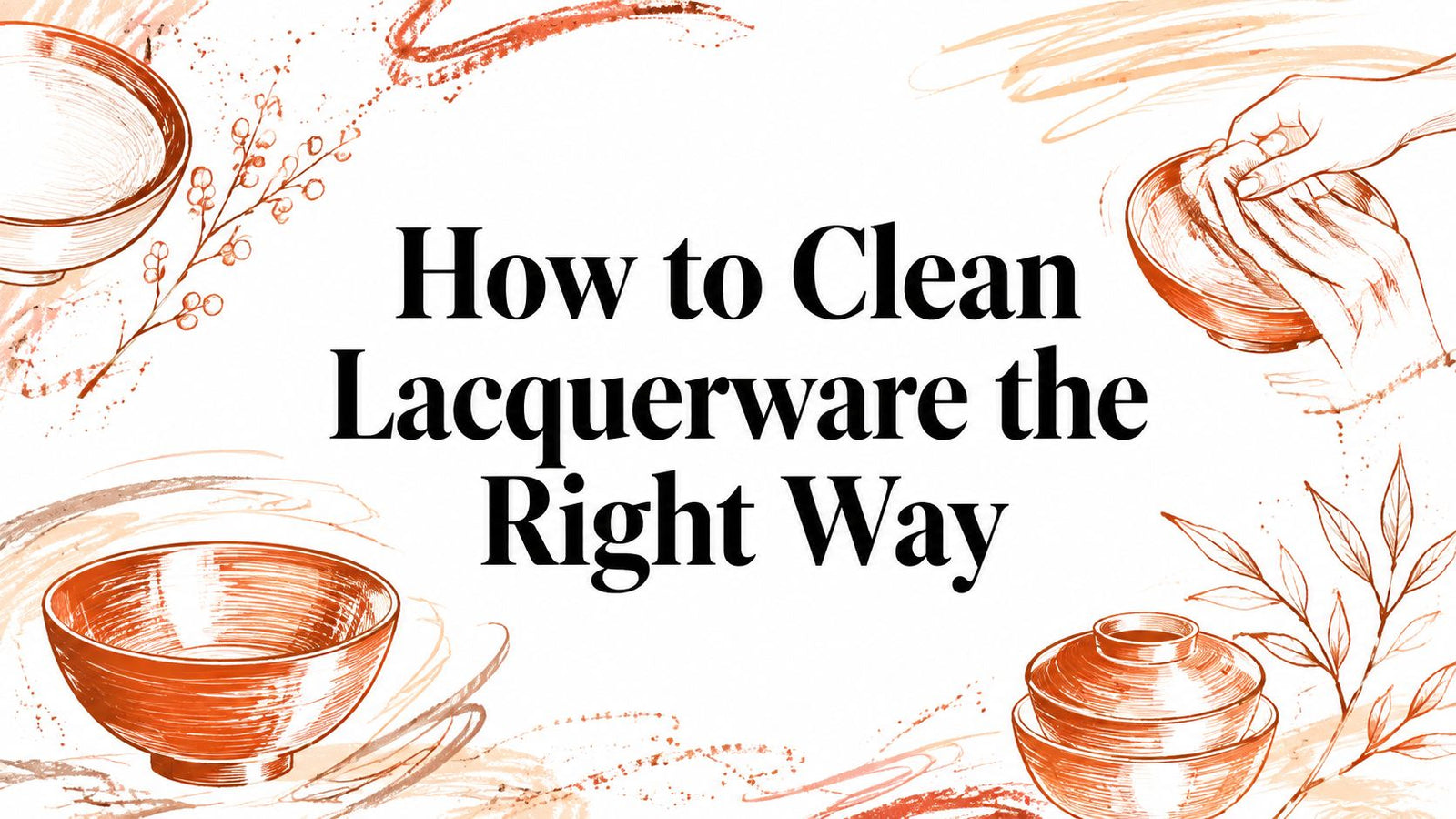 How to Clean Lacquerware the Right Way