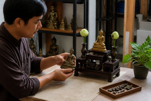 How to Spot a Mass-Produced Statue and Fit It on a Small Altar