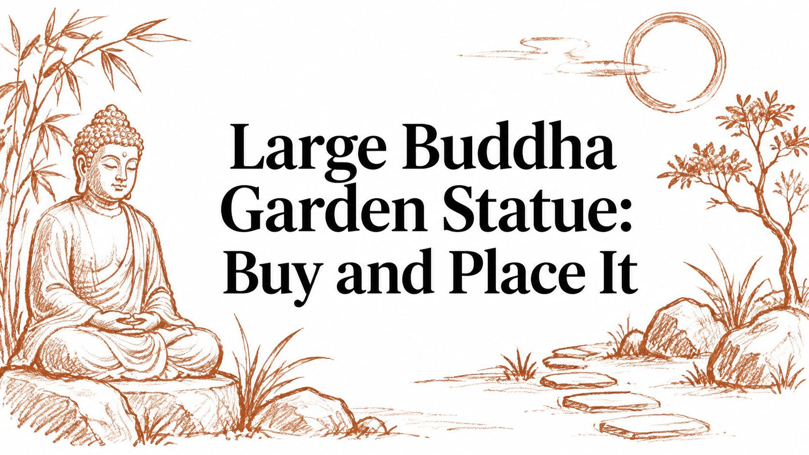 Large Buddha Garden Statue: Buy and Place It