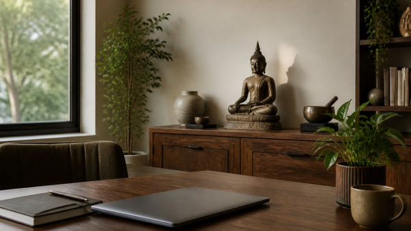 Meditation Statue Placement for Your Home Office