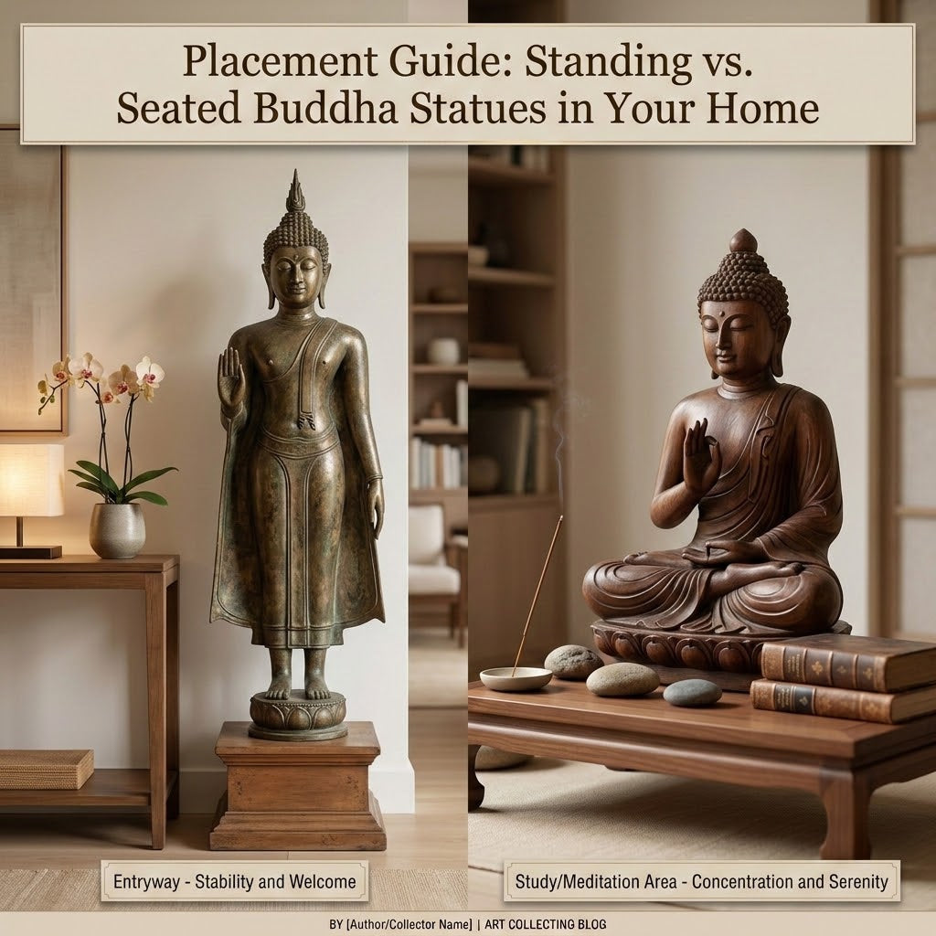 Where to Place a Standing vs. Seated Buddha Statue in Your Home