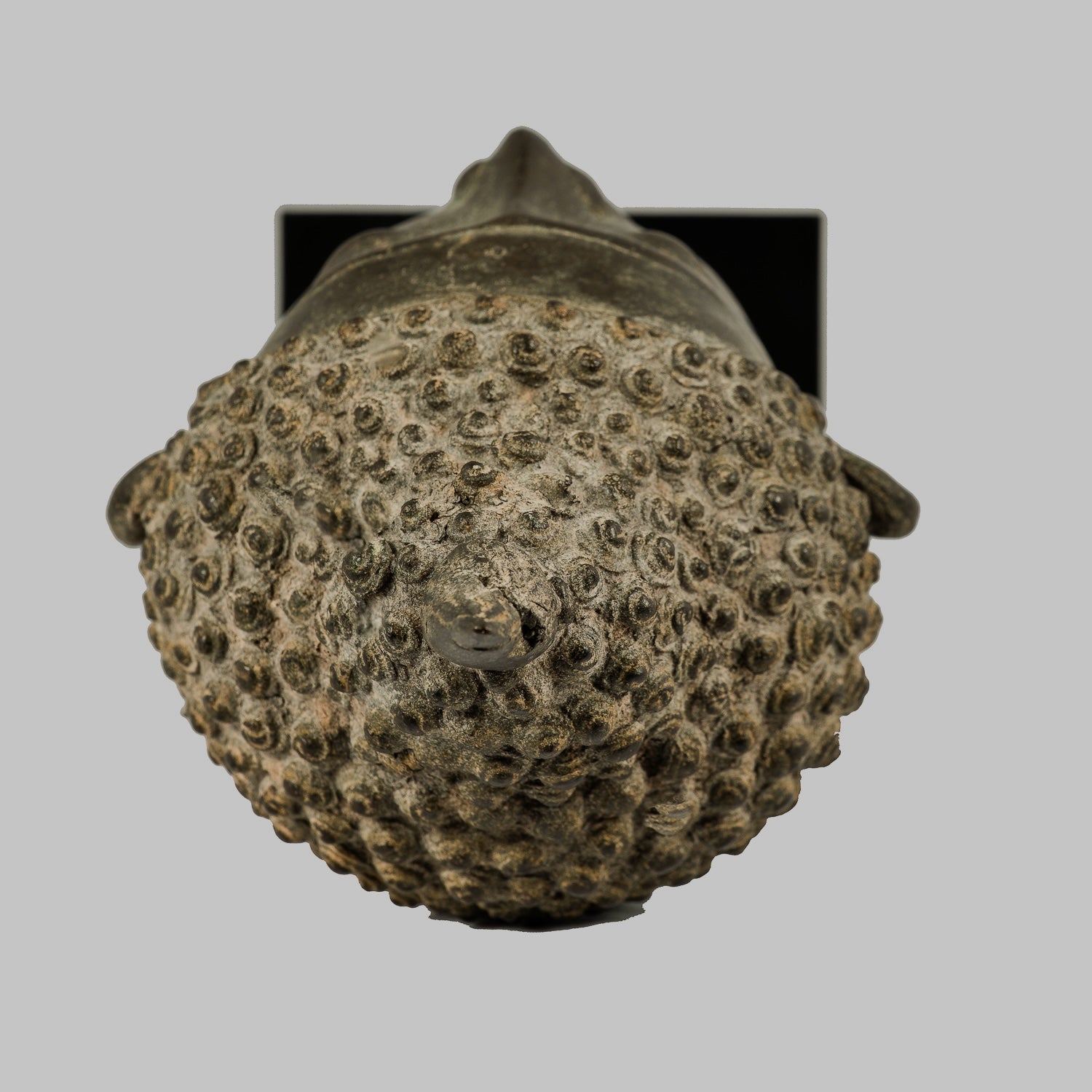 Antique Buddha Statue - Statue della testa del Buddha montata Chiang del 18 ° secolo - 30 cm/12 "