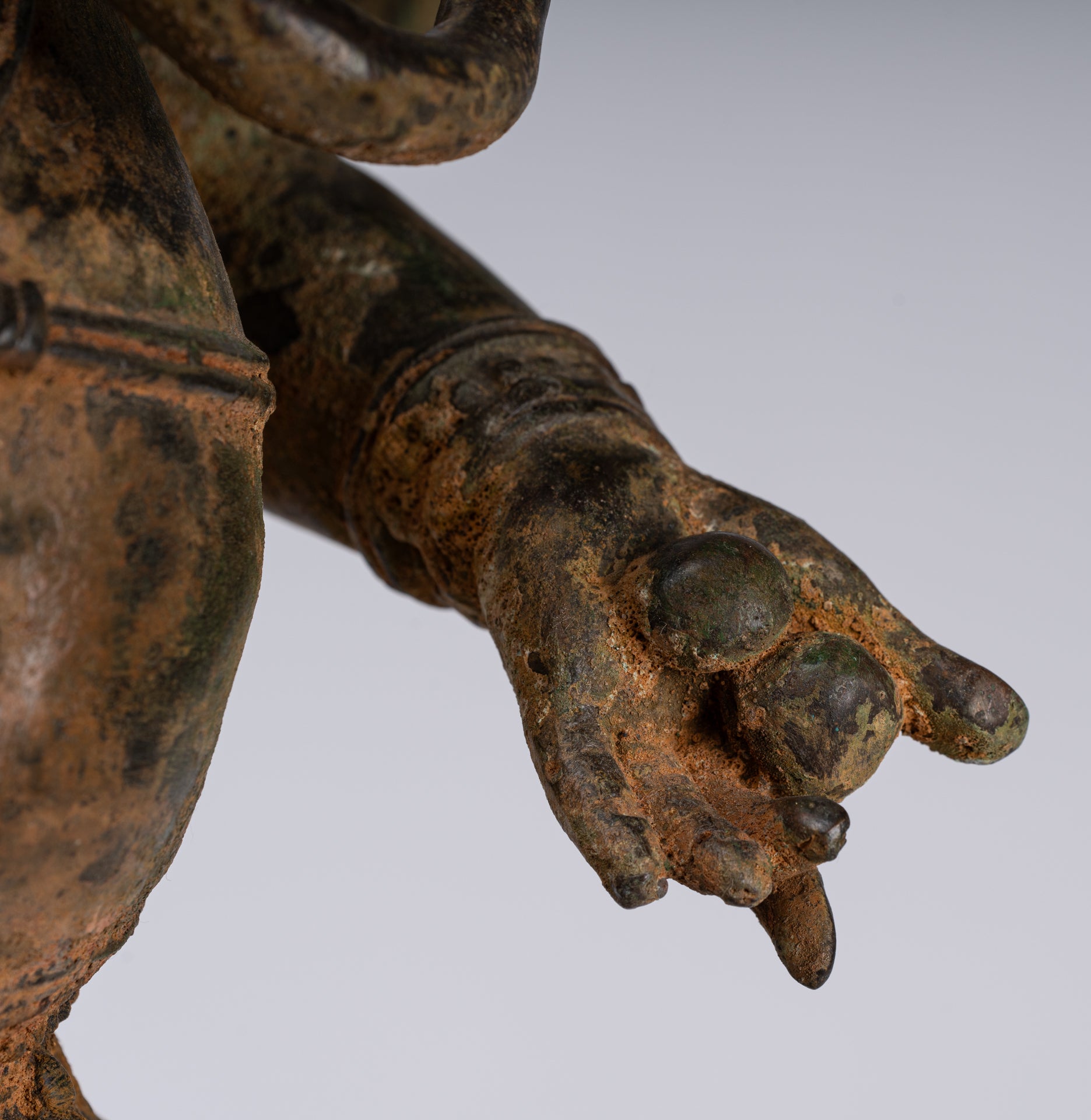 Ganesha Statue - Antique Chola Style Bronze Standing Ganesh Statue - 62cm/25"