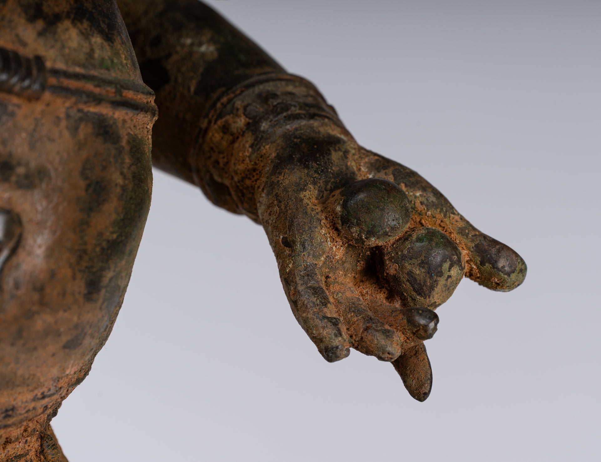 Ganesha Statue - Antique Chola Style Bronze Standing Ganesh Statue - 62cm/25"