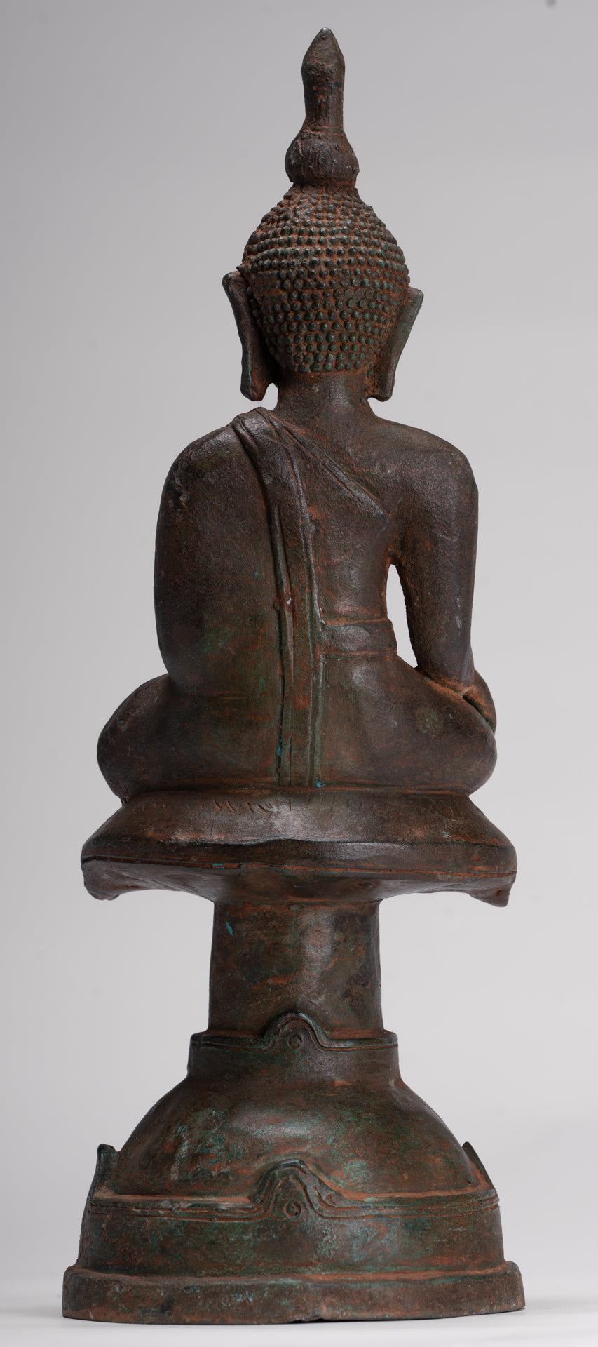 Buddha Statue - Antique Laos Style Enlightenment Buddha Statue - 33cm/13"