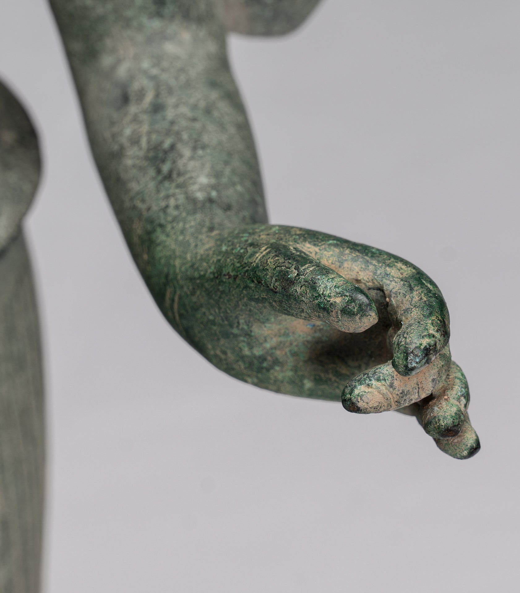 Deity Statue - Antique Khmer Style Banteay Srei Prajnaparamita Statue / Goddess - 72cm/29"