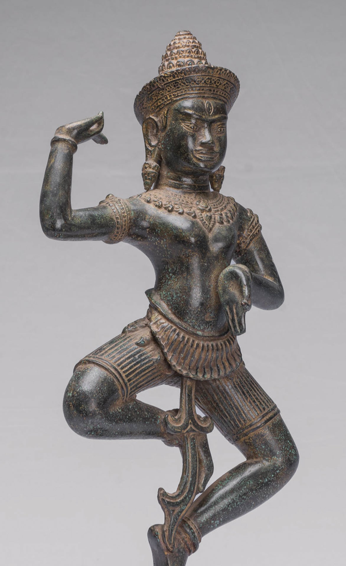 Antique Khmer Style Angkor Wat Bronze Dancing Apsara or Angel - 50cm/20"