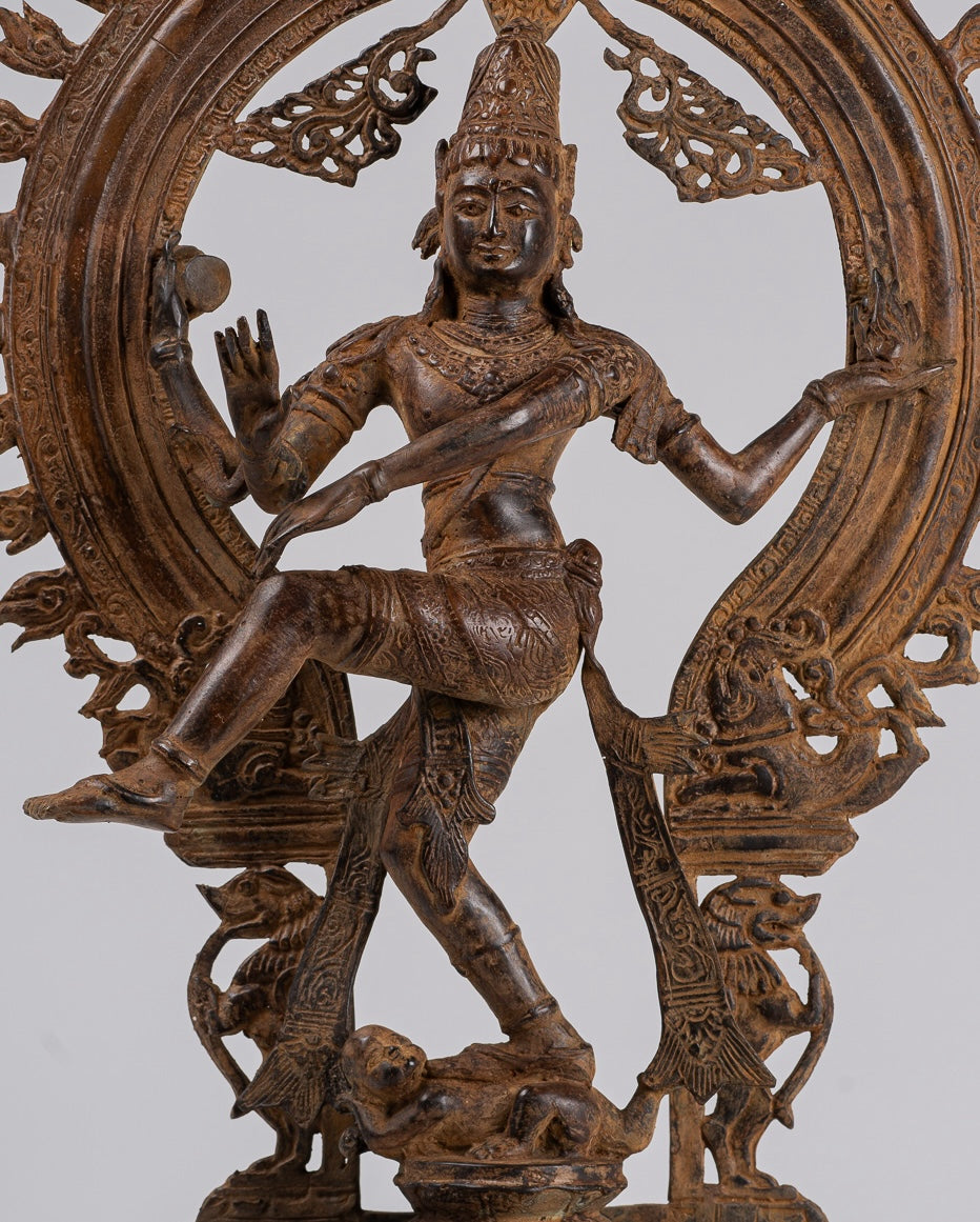 Shiva Nataraja Brass Statue 16 cm  Dancing Shiva statue – The Buddha Buddha