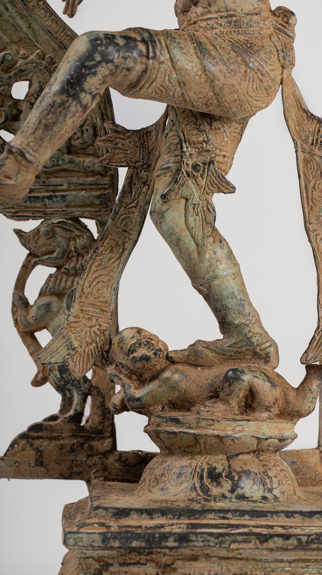 Shiva Statue - Antique Javanese Style Bronze Dancing Shiva statue as Lord Nataraja - 58cm(23") Tall