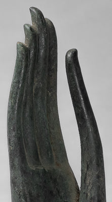 Mano de protección tailandesa de estilo tailandés antiguo montado en el sudeste asiático - 35 cm/14 "