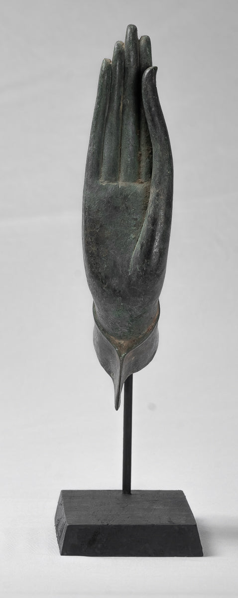 Mano de protección tailandesa de estilo tailandés antiguo montado en el sudeste asiático - 35 cm/14 "