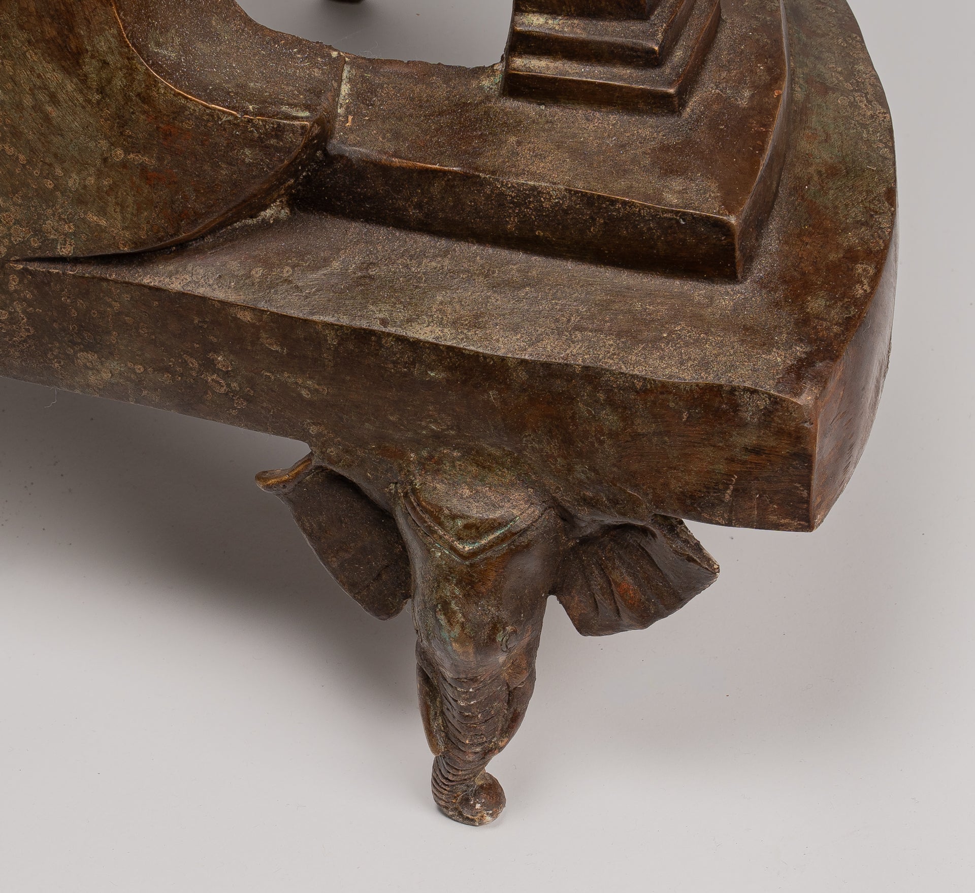 Statue di Buddha - Antique Thai Style Chiang Rugger Sehoted Enlightenment Statue Buddha - 104 cm/42 "