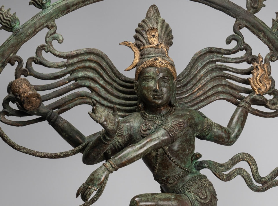 Large Shiva Statue - Antique Indian Style Bronze Dancing Shiva statue – HD  Asian Art