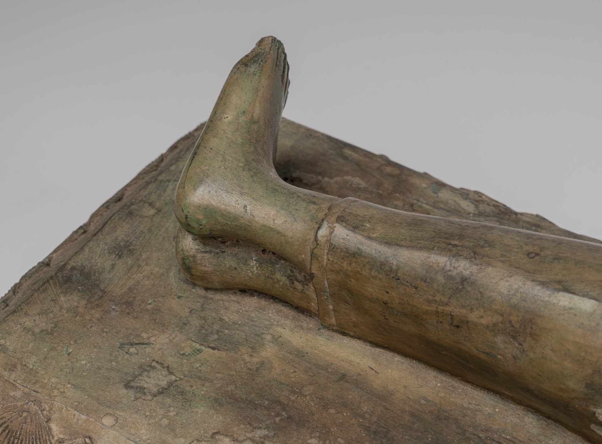 Estatua de Buda - Estatua de Buda de Nirvana de estilo tailandés de estilo antiguo - 97cm/39 "