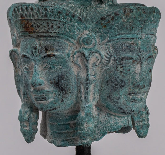 Bodhisattva - Estatua de Bronce Hevajra de bronce montado en el estilo Koh Koh Koh - 24 cm/10 "