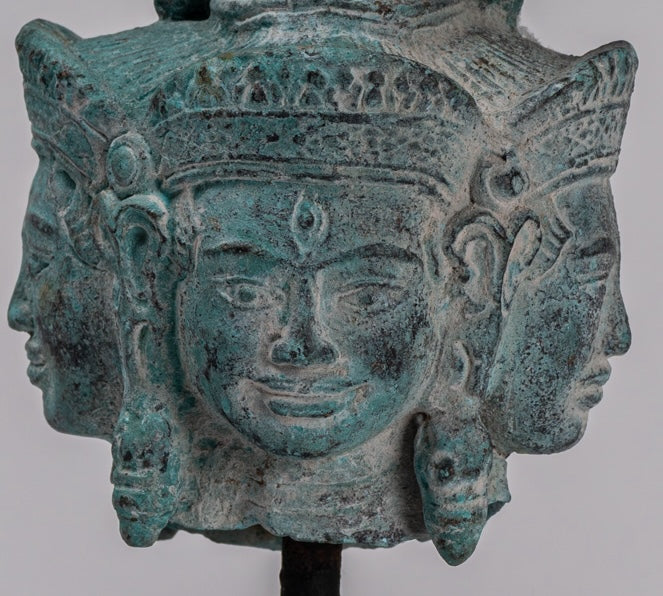 Bodhisattva - Estatua de Bronce Hevajra de bronce montado en el estilo Koh Koh Koh - 24 cm/10 "