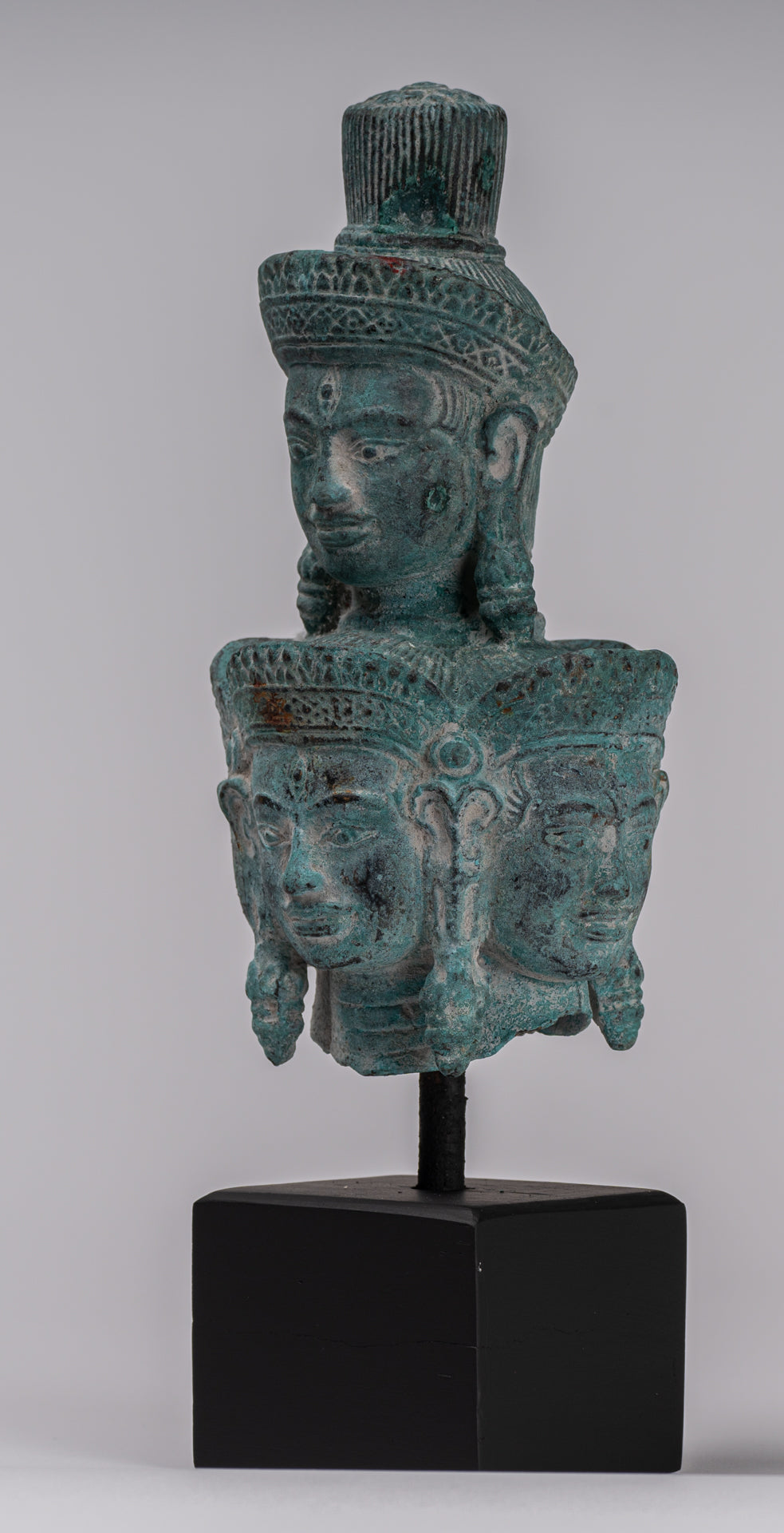 Bodhisattva - Estatua de Bronce Hevajra de bronce montado en el estilo Koh Koh Koh - 24 cm/10 "