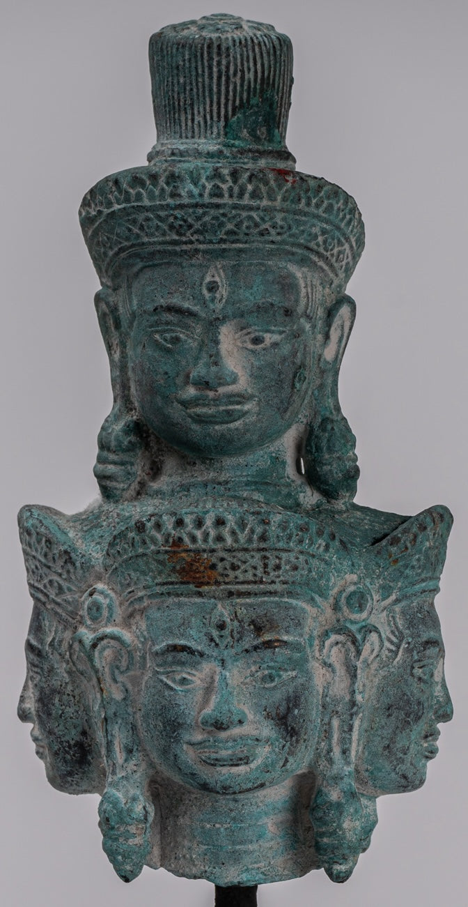 Bodhisattva - Estatua de Bronce Hevajra de bronce montado en el estilo Koh Koh Koh - 24 cm/10 "