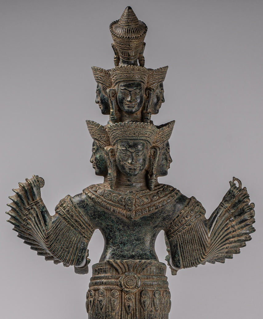 Estatua de la deidad - Bayón de estilo jemer antiguo Prajnaparamita Statue / Goddess - 79cm / 32 "