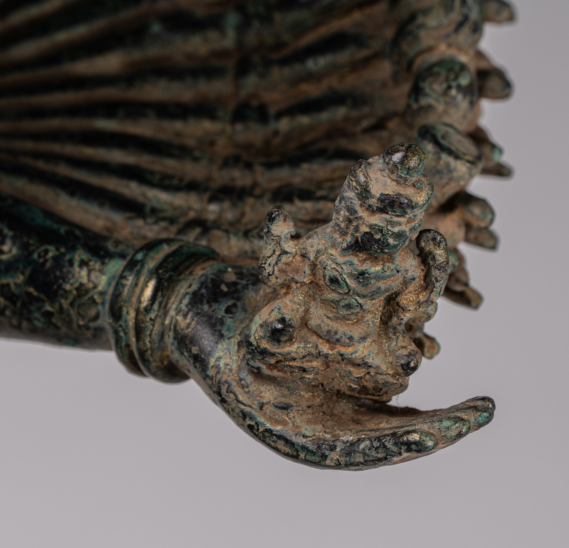 Estatua de la deidad - Bayón de estilo jemer antiguo Prajnaparamita Statue / Goddess - 79cm / 32 "