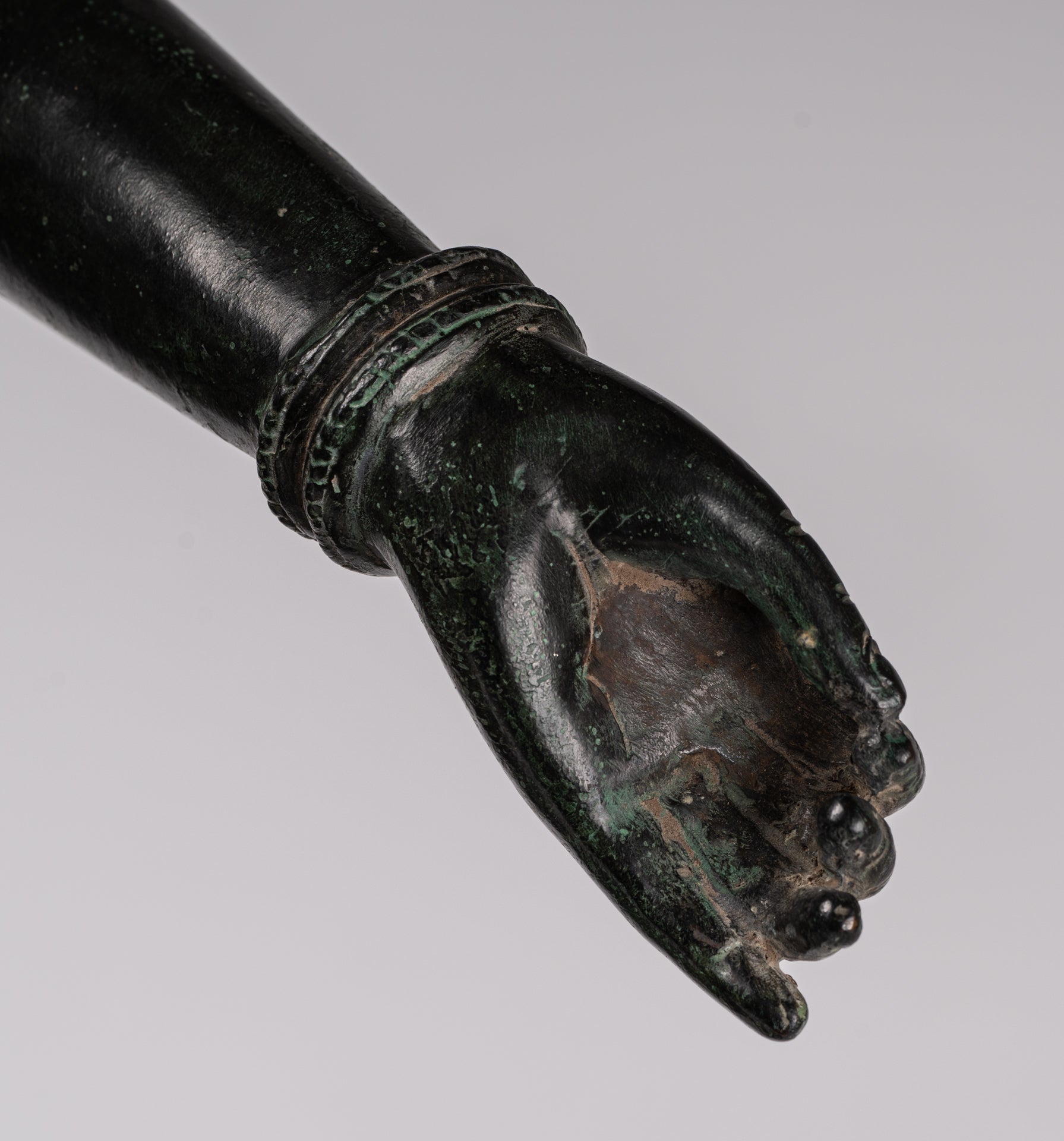 Estatua de Vishnu - antiguo estilo de bronce de estilo rup de pie Khmer Vishnu - 84cm / 34 "